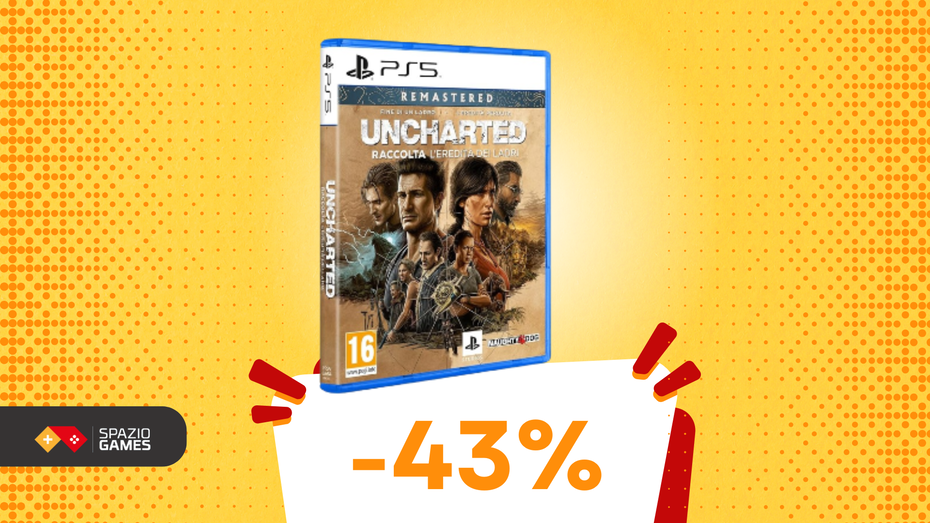 Immagine di Un tesoro tutto per te: Uncharted colleciton per PS5 a soli 28€!