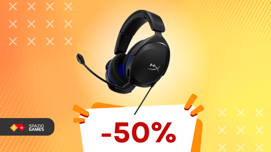Immagine di Gioca al massimo con le cuffie HyperX a METÀ PREZZO: oggi a 25€!