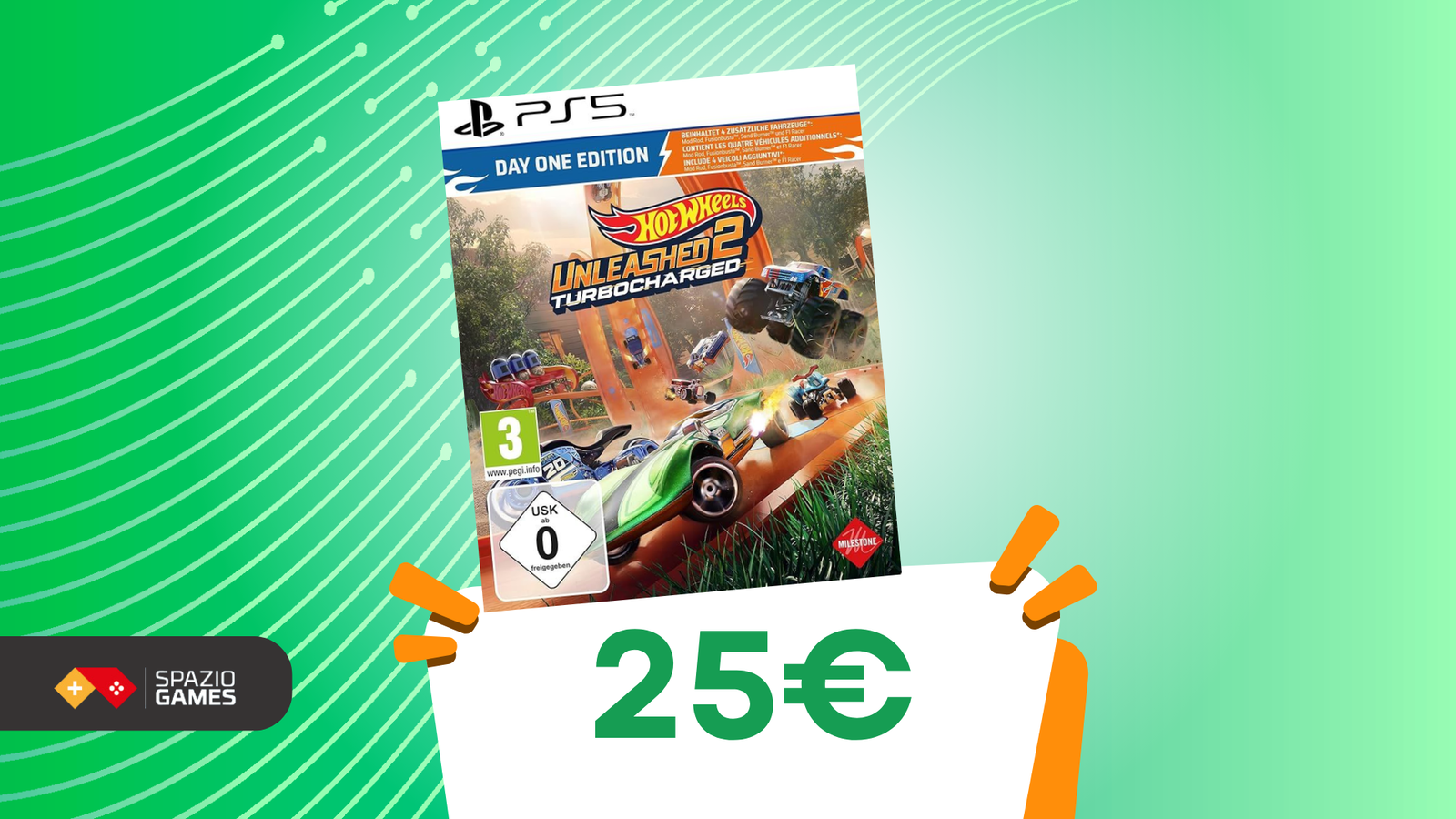 Corse folli, prezzo pazzo: Hot Wheels Unleashed 2 per PS5 a 25€!