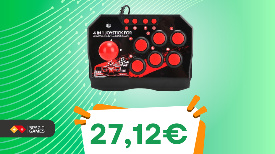 Immagine di SCONTO SHOCK su questo arcade stick, l'alleato perfetto per tornei e sessioni nostalgiche!
