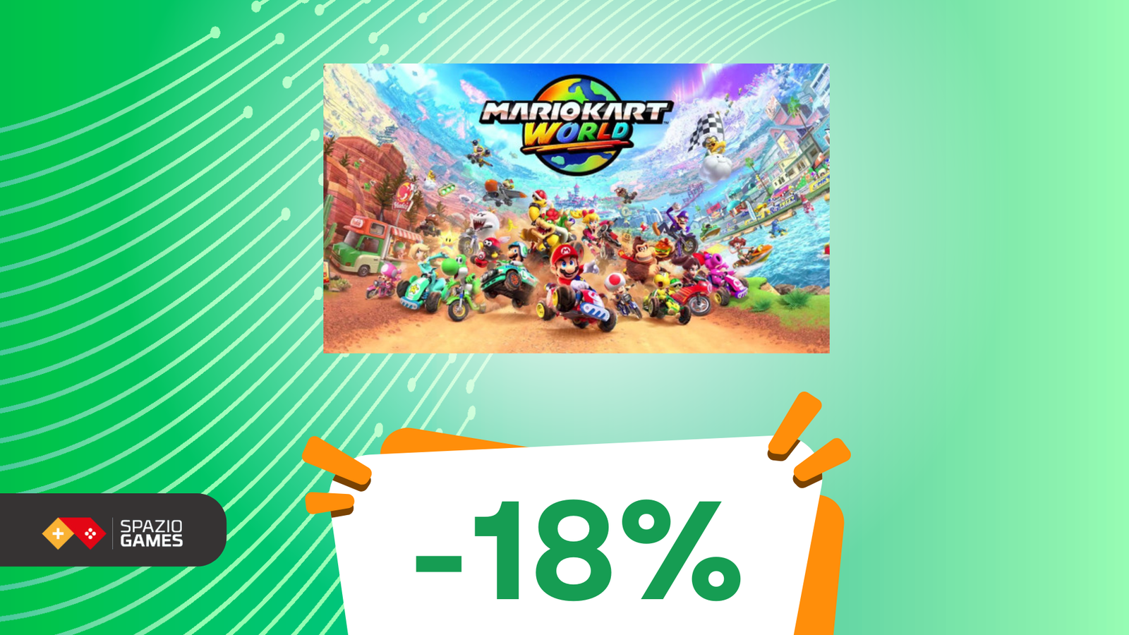 Mario Kart World in SUPER OFFERTA: corri verso il nuovo open‑world!