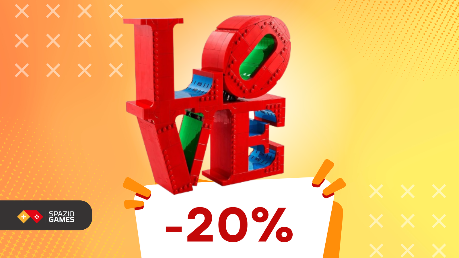 Pura icona pop: set LEGO LOVE in OFFERTA a soli 64€!