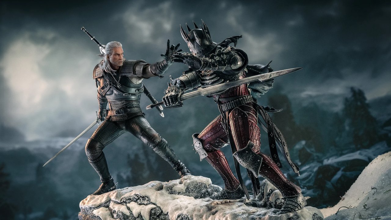 Geralt Vs Ereding: Pure Arts celebra lo scontro finale di The Witcher 3 con un diorama glaciale