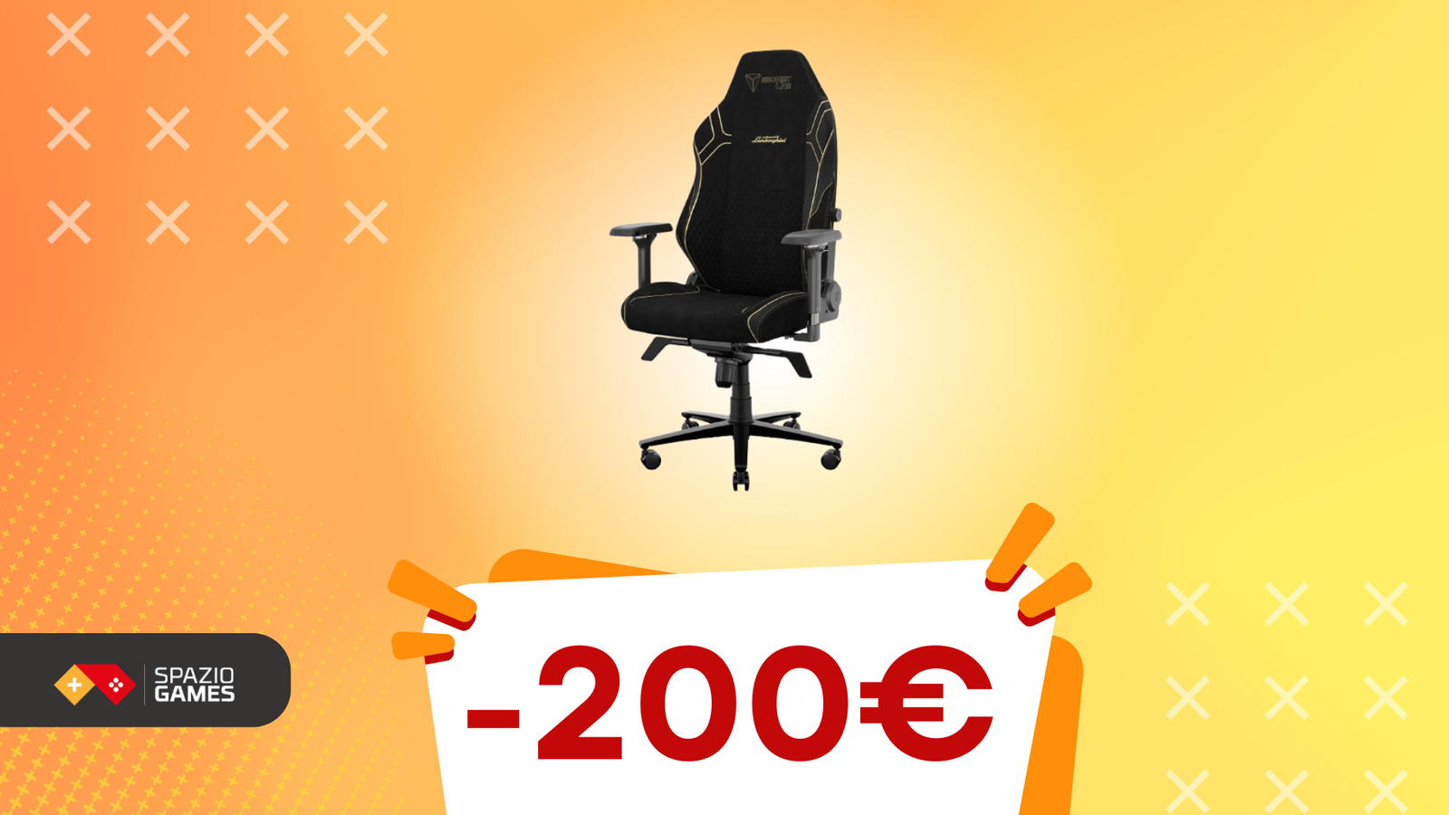 SecretLab Titan EVO Lamborghini in SCONTO! La sedia gaming per veri appassionati!