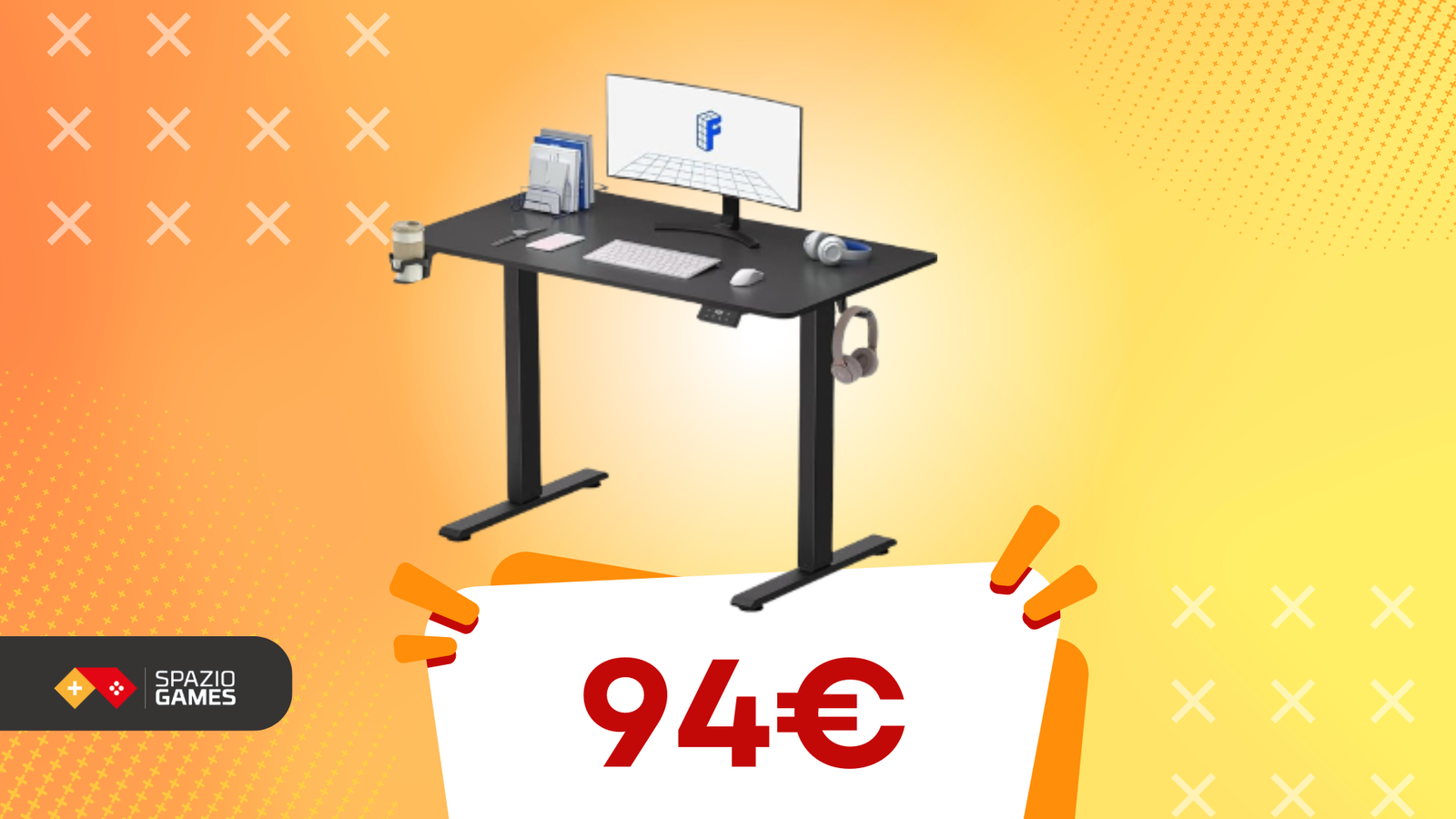 La tua postazione perfetta: scrivania FlexiSpot a soli 94€!