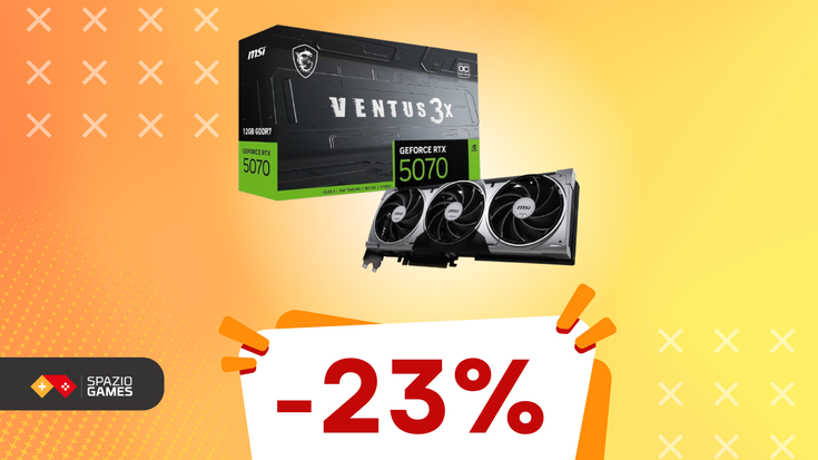 MSI GeForce RTX 5070 12G VENTUS 3X OC a un PREZZO RECORD! -23%