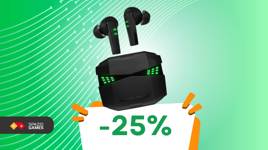 Immagine di Auricolari Black Shark a soli 18€ e domini ogni partita!