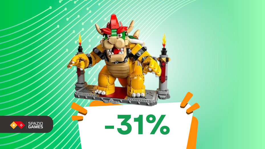 Immagine di Dal videogioco alla tua mensola: Bowser LEGO a 186€!