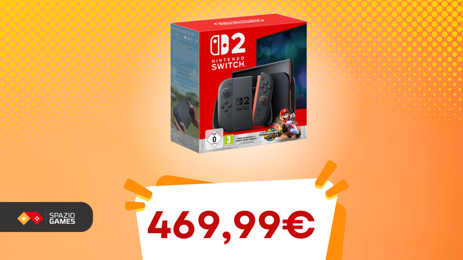 Immagine di Nintendo Switch 2 + Mario Kart World: il bundle che non puoi farti scappare a QUESTO PREZZO!