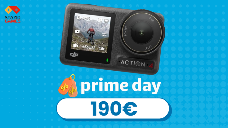 Prime Day d'avventura: action cam DJI a soli 190€!