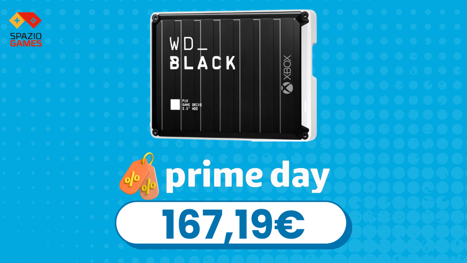 Immagine di WD_BLACK P10 5 TB a SOLI 167 € per il Prime Day!