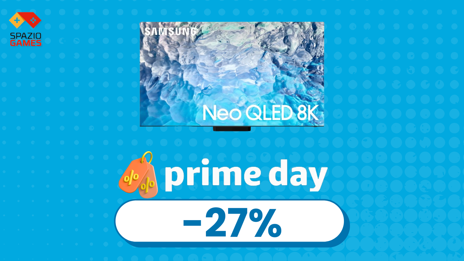 OFFERTA Prime Day: smart TV Samsung 65" 8K a MENO DI 950€!