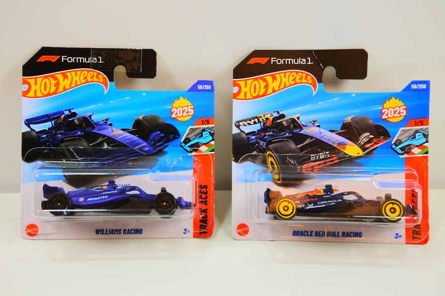 Hot Wheels x F1 five-pack e single blister | Recensione