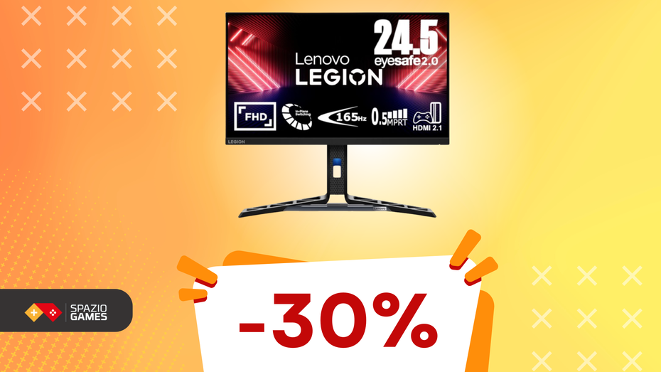 Immagine di SCONTO LAMPO su Lenovo Legion R25i‑30: qualità professionale, prezzo entry-level!