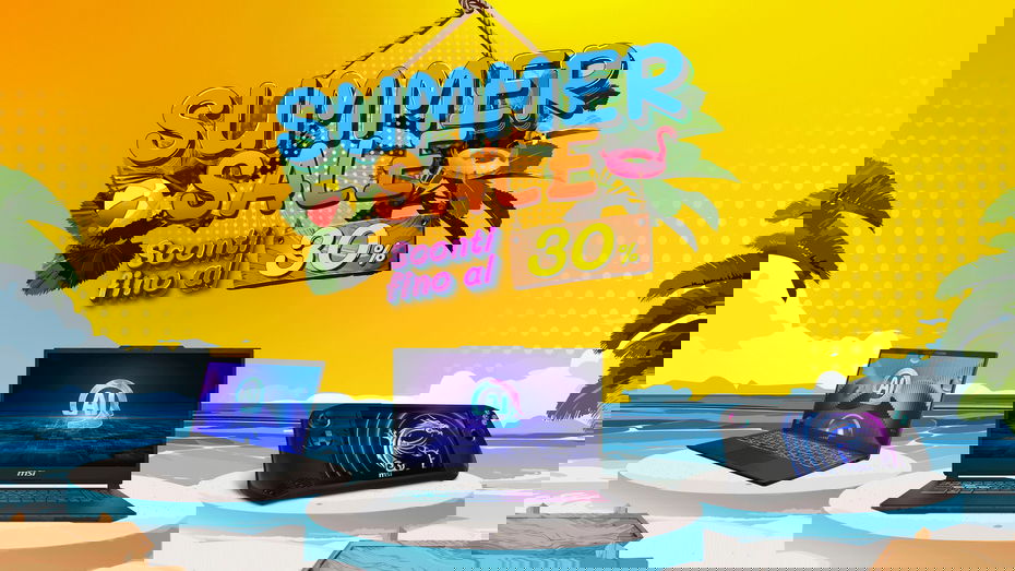 Immagine di Summer Sale MSI: sconti finla al 30% sui migliori notebook e MSI Claw!