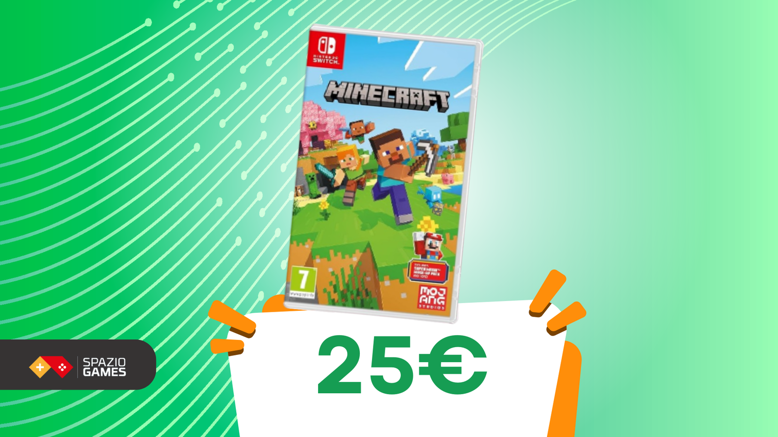Minecraft per Switch a soli 25€: minimo storico, massimo divertimento!