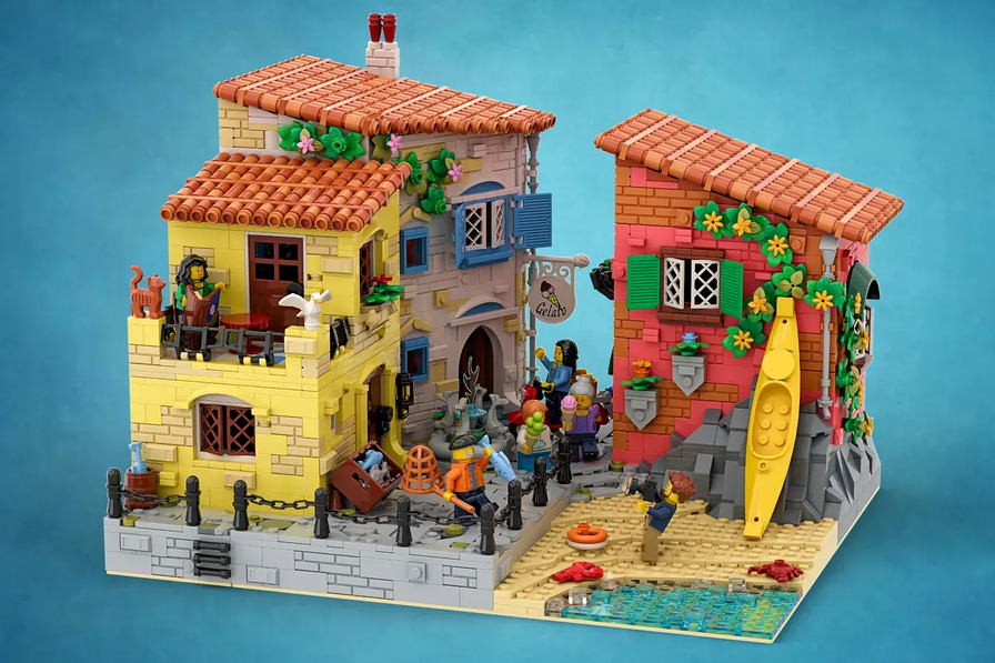 Nuovo set LEGO Ideas Riviera Italiana: la magia mediterranea