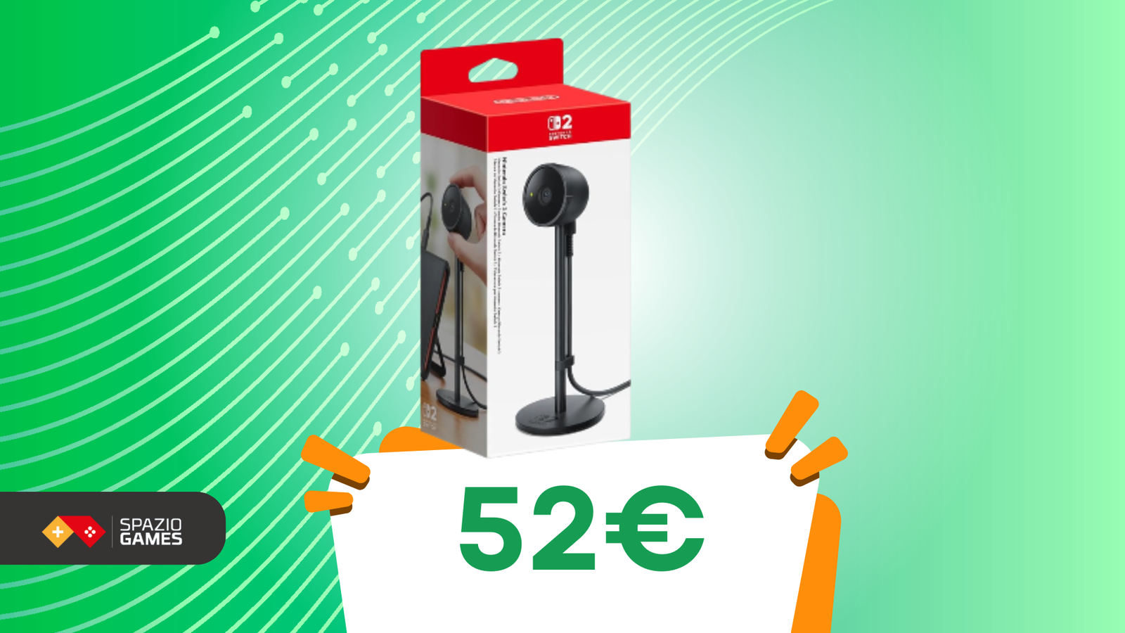Telecamera per Nintendo Switch 2 in offerta a 52€!