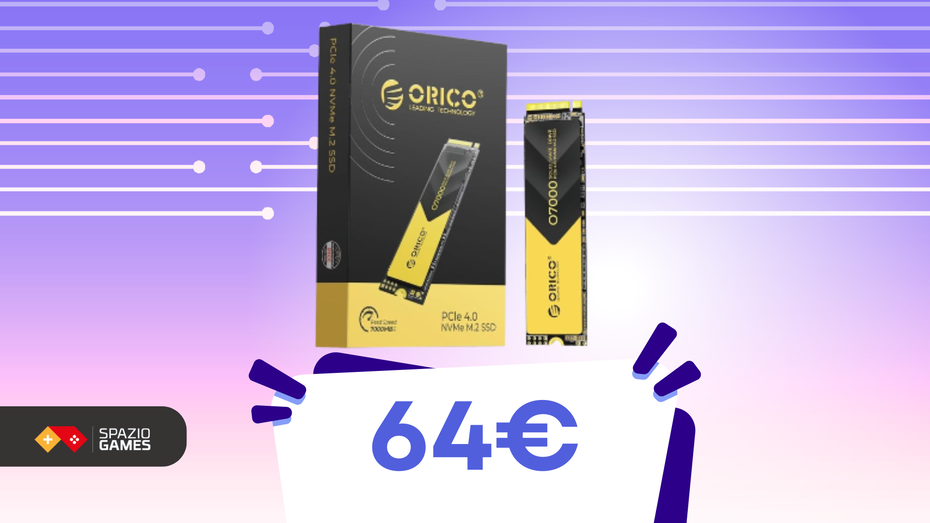 Immagine di SSD 1TB ultraveloce per PS5 e PC oggi a 64€!