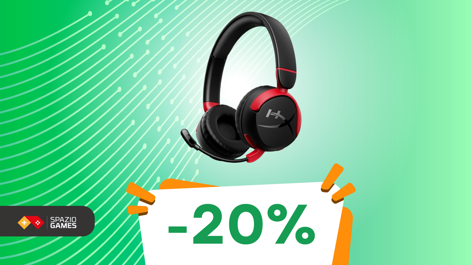 HyperX Cloud Mini: cuffie wireless compatte e affidabili in OFFERTA!