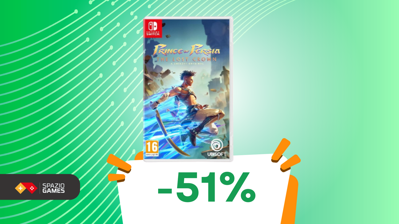 Viaggio in Persia a METÀ PREZZO: The Lost Crown a 20€ su Switch!