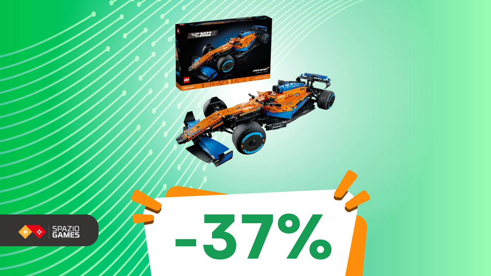RISPARMIA 74€ sul LEGO Technic Monoposto McLaren F1: AFFARE del GIORNO!