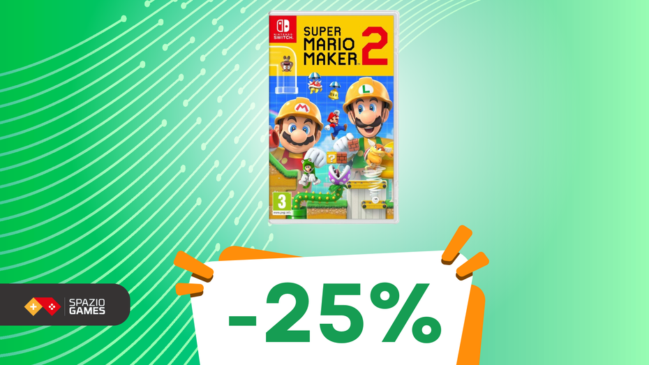 Immagine di Super Mario Maker 2 a MENO DI 30€: la creatività di Mario ti aspetta!