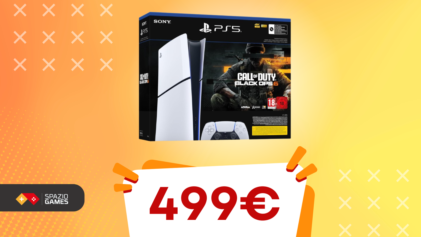 PS5 Slim Digital + COD Black Ops 6: il pacchetto bomba torna disponibile oggi!