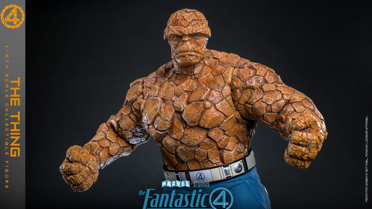 The Thing di Hot Toys: muscoli di roccia per il debutto MCU dei Fantastici Quattro