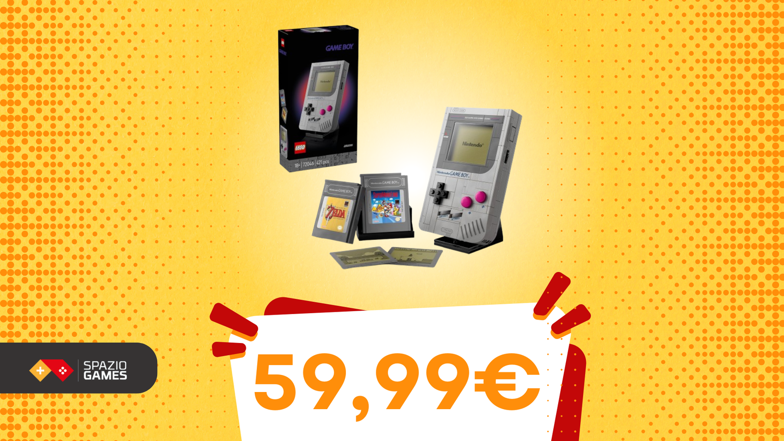 LEGO Game Boy è di nuovo disponibile su Amazon! IMPERDIBILE!