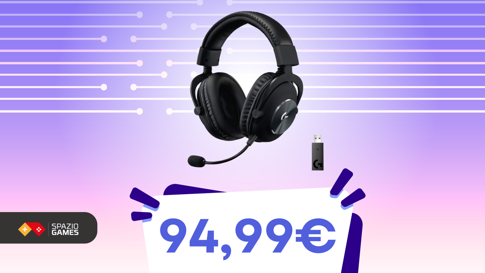 Logitech G PRO X Wireless LIGHTSPEED, perfette per gli eSport, oggi a PREZZO RECORD!