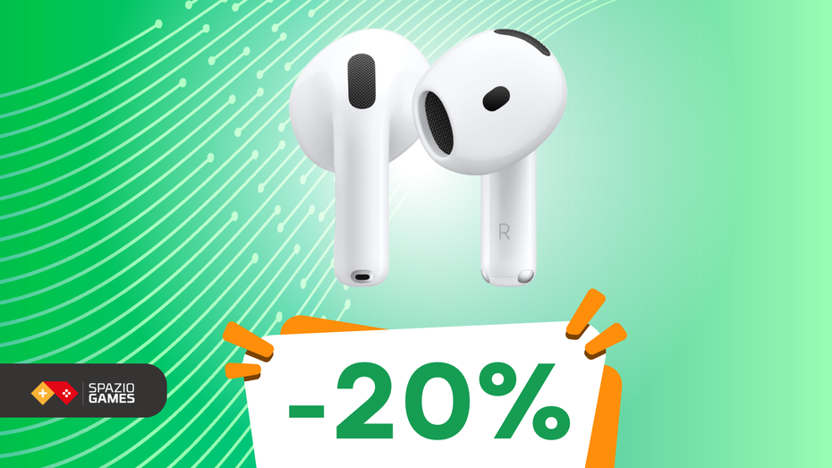 Immagine di Apple AirPods 4 in OFFERTA: suono premium al 20 % di SCONTO!