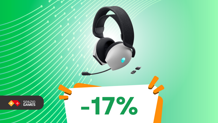 Immagine di Alienware AW720H: suono tridimensionale e comfort imbattibile a MENO DI 70€!