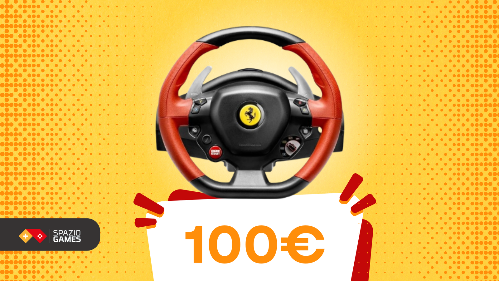 Volante Thrustmaster Ferrari a 100€: e la pista è a casa tua!