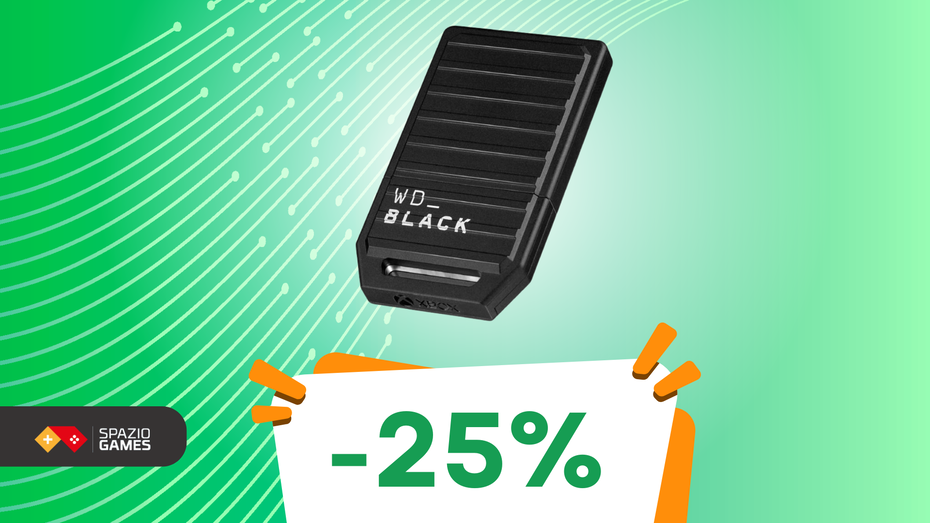 Immagine di WD_BLACK C50 2 TB in OFFERTA: espandi ora la tua libreria Xbox!