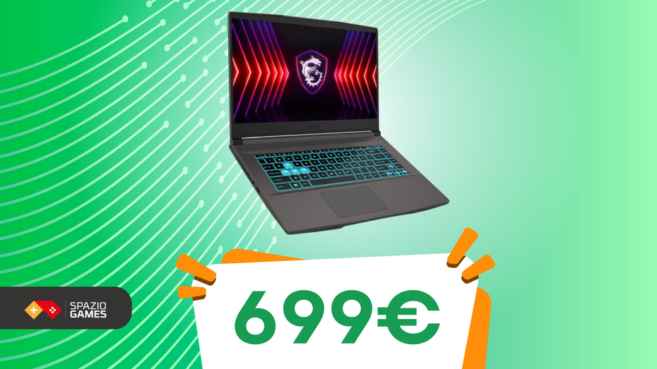 Immagine di AFFARE LAMPO: MSI Thin 15 torna a SOLI 699€! IMPERDIBILE!