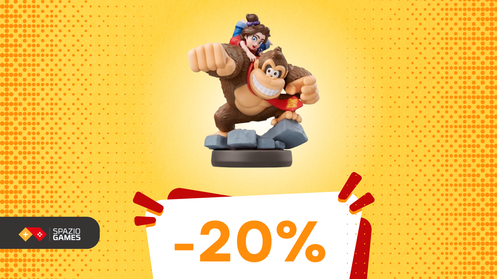 SCONTATISSIMO! Amiibo Donkey Kong & Pauline a MENO DI 16€!
