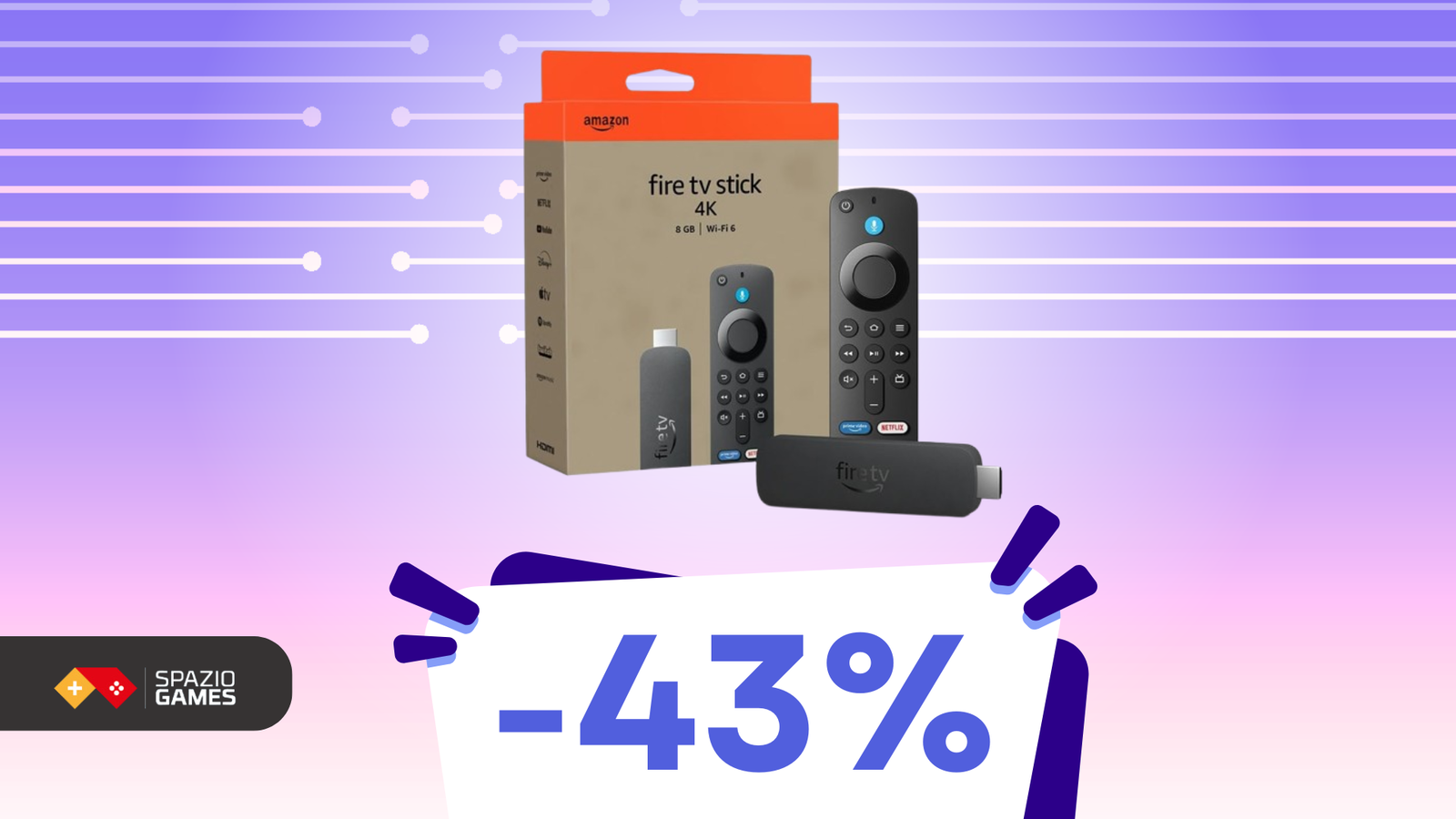 Fire TV Stick 4K a un PREZZO BOMBA! MENO DI 40€!