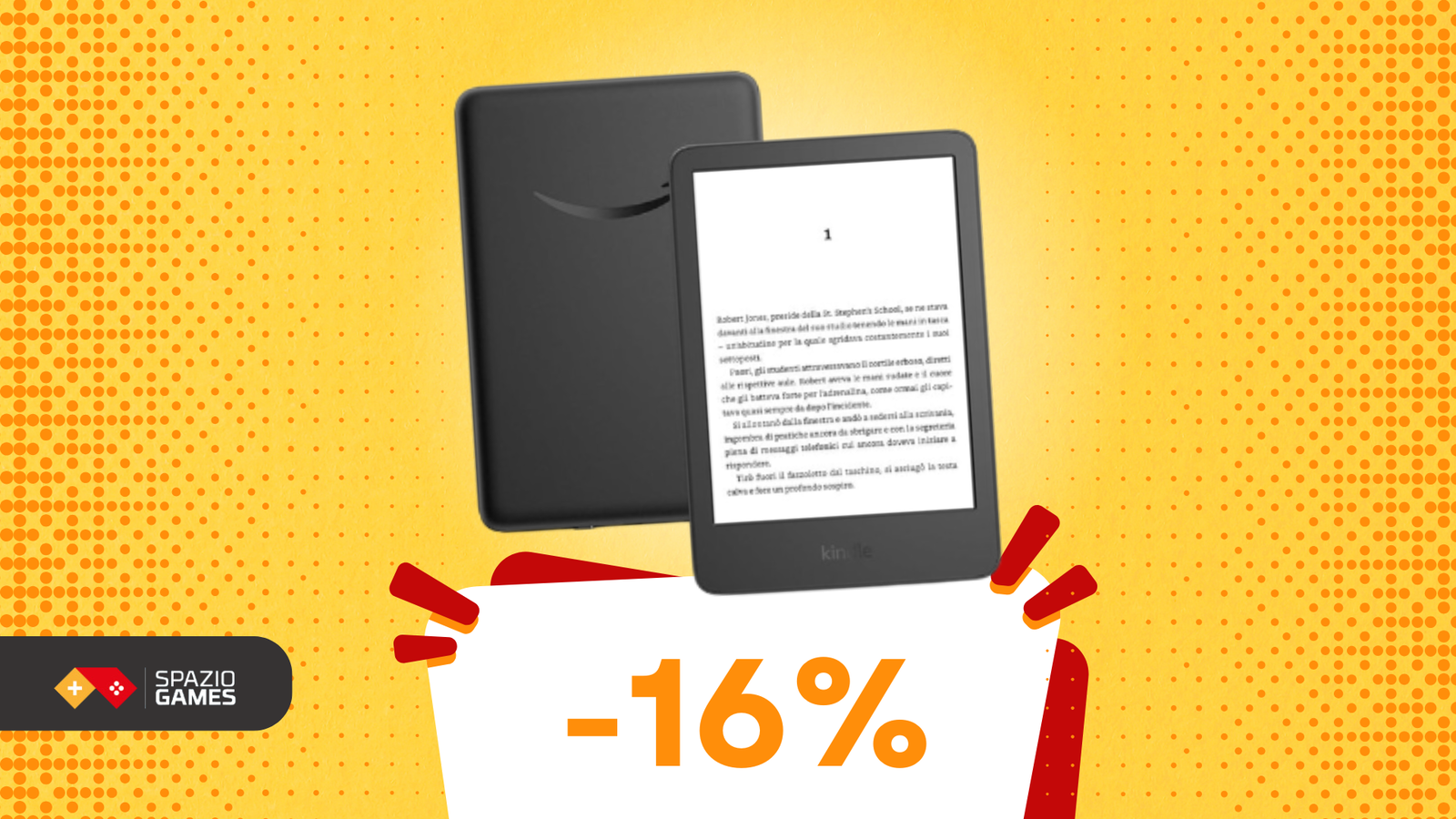 La tua biblioteca personale sempre con te: Kindle a soli 89€!