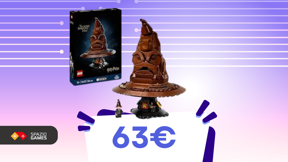 Immagine di Il cappello LEGO di Hogwarts decide il tuo destino a 63€!