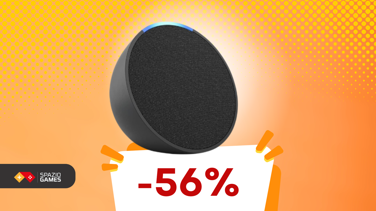 Il tuo assistente smart a METÀ PREZZO: Echo Pop oggi a 24€!