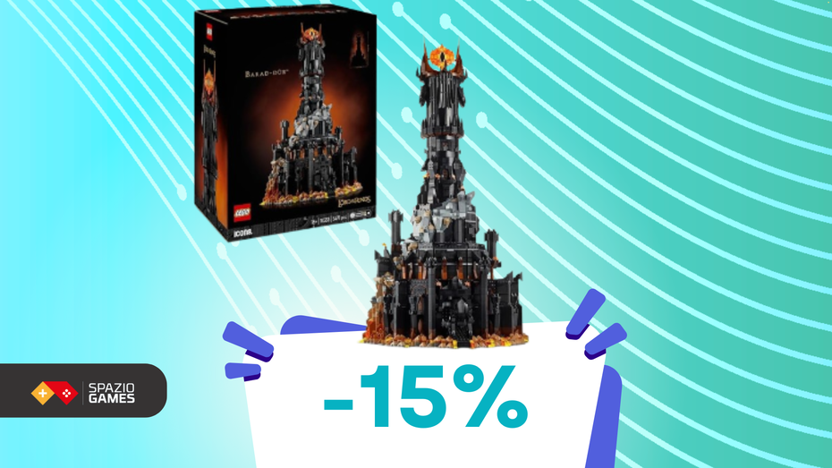 Immagine di Dalla Terra di Mezzo alla tua casa: Barad-dûr LEGO in offerta!