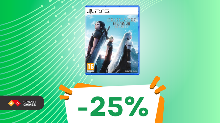 Crisis Core: Final Fantasy VII Reunion per PS5 a un PREZZO ECCEZIONALE! -25%