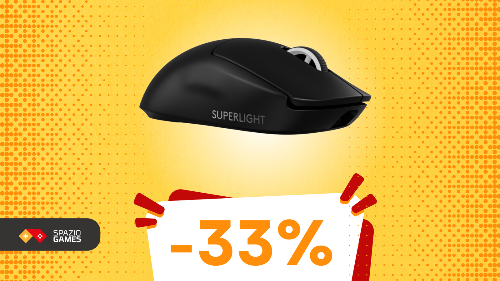 Il mouse Logitech dei PRO oggi a un PREZZO SHOCK! IMPERDIBILE!