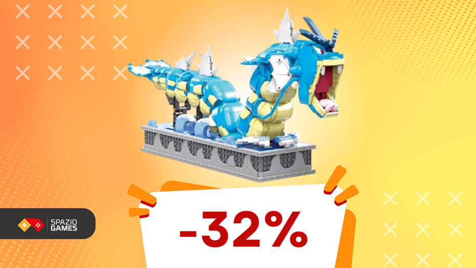 Immagine di Gyarados prende vita con questo set a soli 50€!
