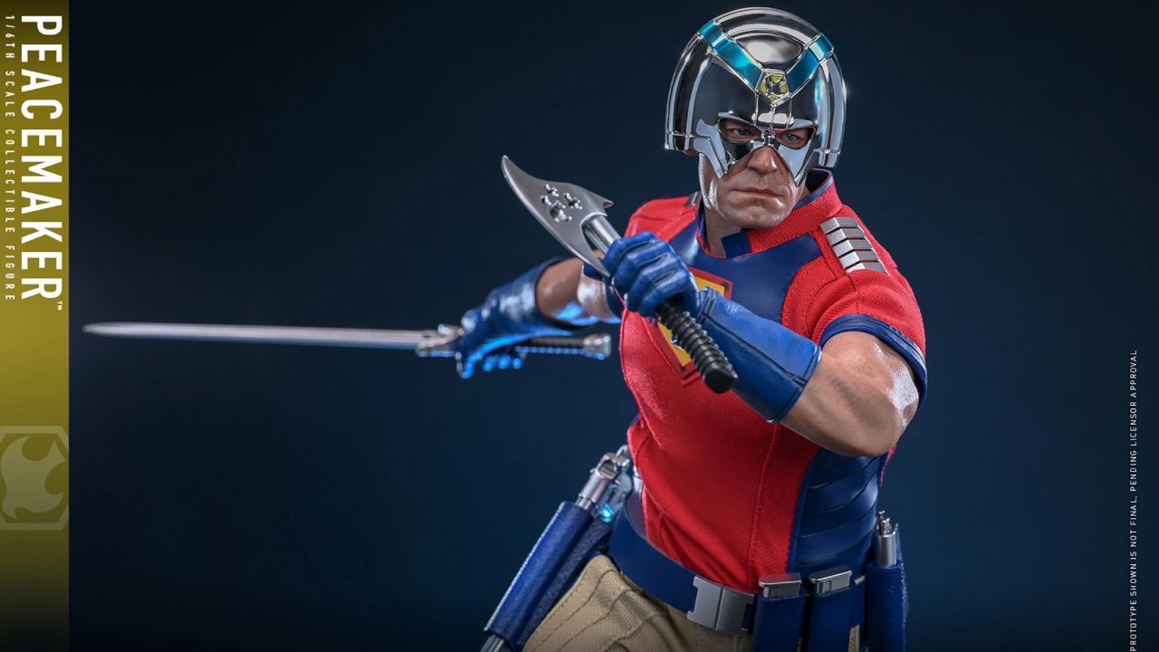 Peacemaker: la figure di Hot Toys in scala 1/6 che non fa prigionieri