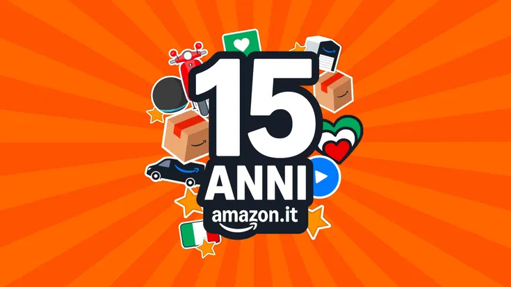 Amazon compie 15 anni In Italia: festeggia con offerte, buoni sconto e altro ancora!