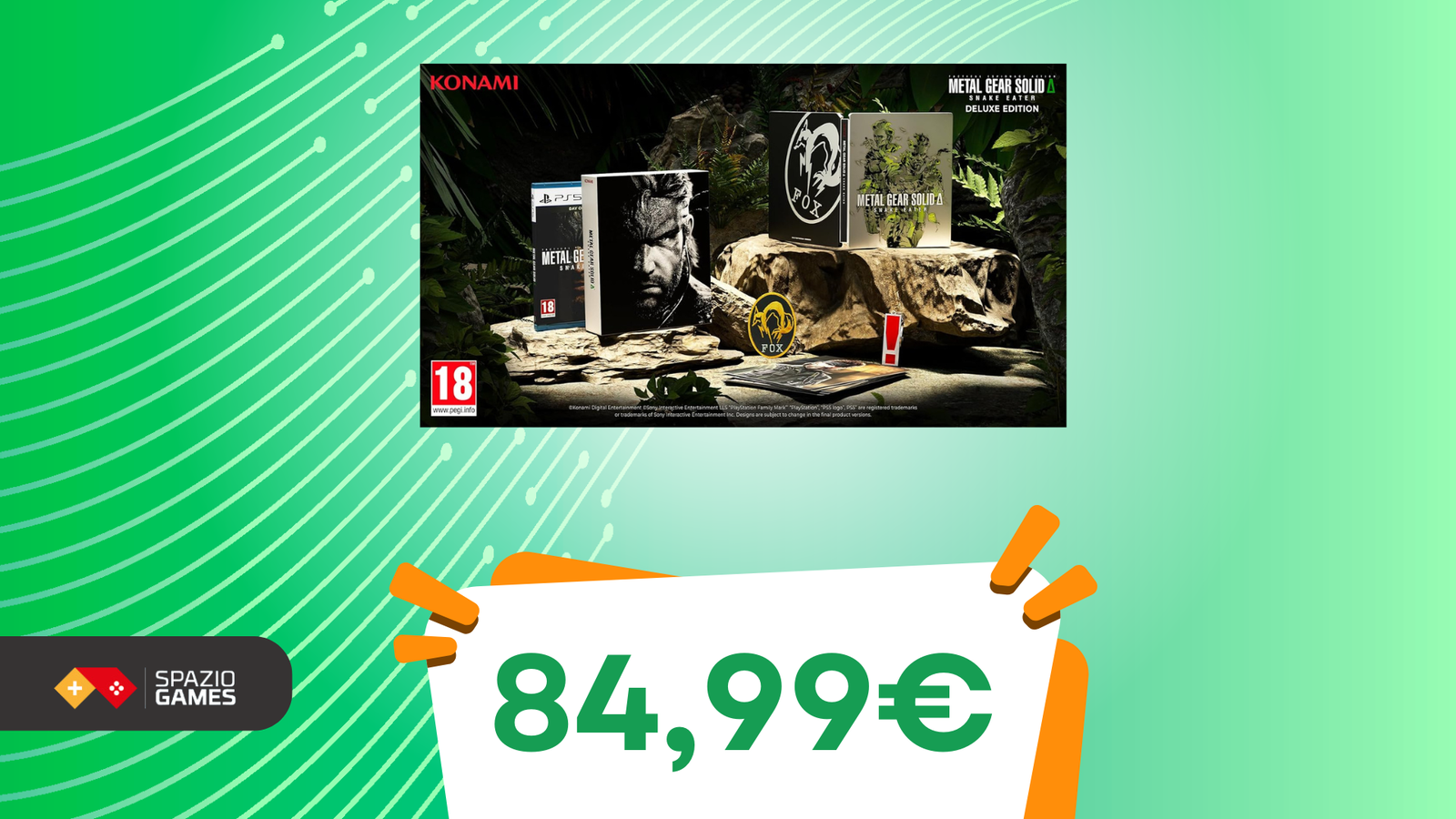 Metal Gear Solid Δ Snake Eater Deluxe Edition già SCONTATO su Amazon!