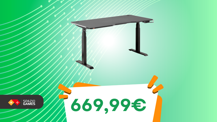Vulkan Gaming Desk: design pro ed ergonomia avanzata in SCONTO!