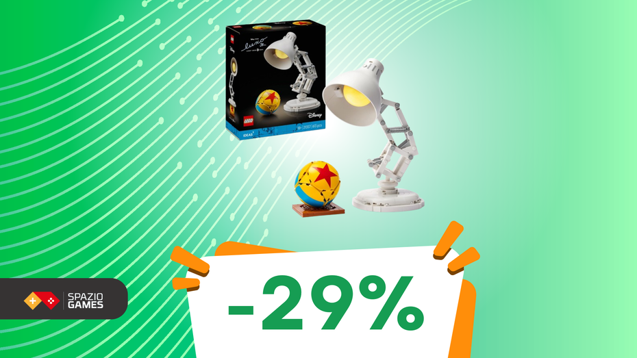 Immagine di Icona Pixar a mattoncini: il set LEGO Disney Pixar Luxo Jr. è in SUPER SCONTO!